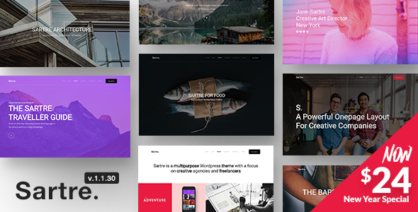 Sartre v1.1.32 - Responsive Multipurpose Theme for Creatives