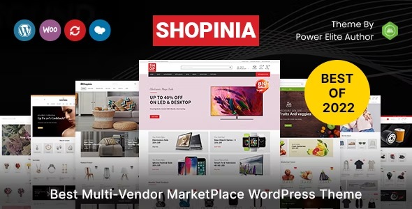 Shopinia - Multipurpose WooCommerce Theme Nulled