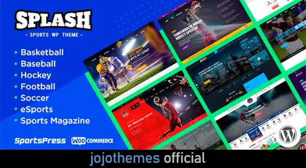 Splash - Sport Club WordPress Theme