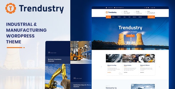 Trendustry v1.0.4 - Industrial & Manufacturing WordPress Theme