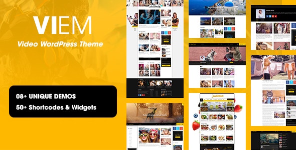 Viem v1.0.9.1 - Video WordPress Theme