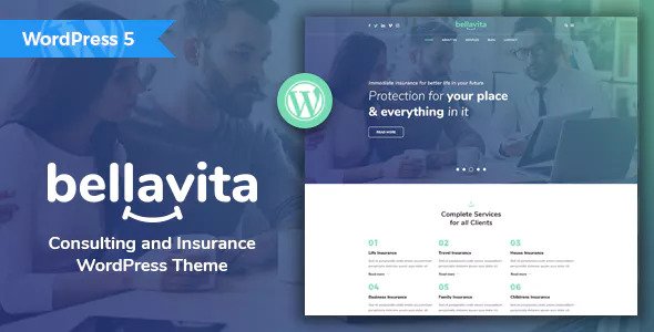 Bellavita v1.3 - Insurance & Finance WordPress Theme