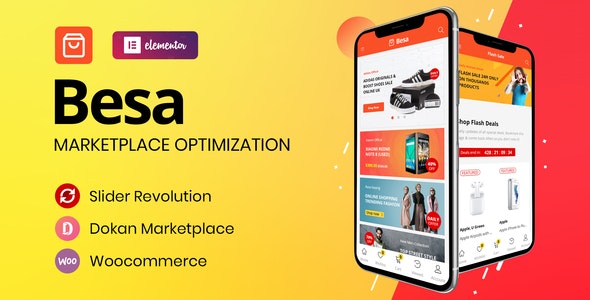 Besa - Elementor Marketplace WooCommerce Theme