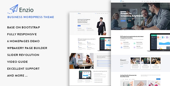 Enzio v1.0.2 - Responsive Business WordPress Theme