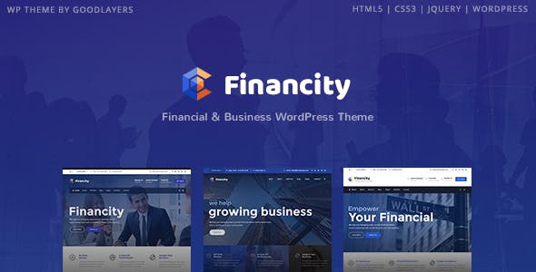 Financity v1.2.4 - Business / Financial / Finance WordPress Theme