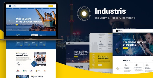 Industris v1.0.3 - Factory & Business WordPress Theme