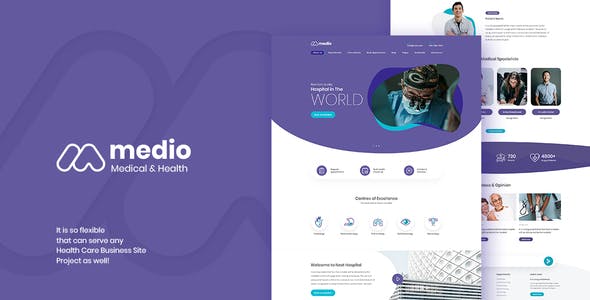 Medio v1.4 - Medical Organization WordPress Theme