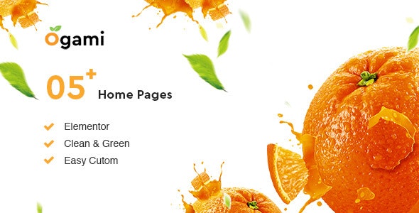 Ogami v1.14 - Organic Store & Bakery WordPress Theme