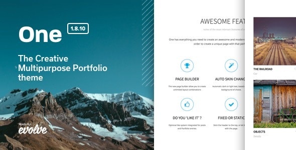 One v1.8.10 - The Creative Multipurpose Portfolio theme