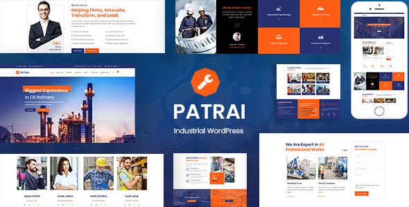 Patrai Industry - Industrial WordPress Theme v1.9