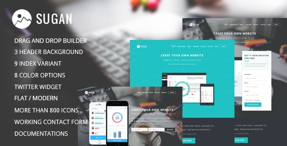 Sugan v1.0.2 - Software WordPress Theme