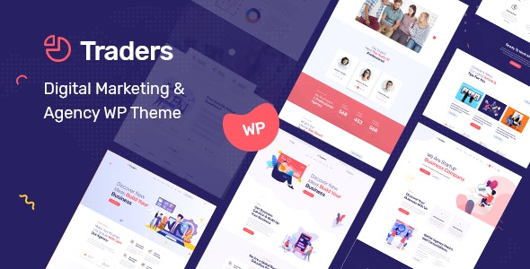 Traders v1.0 - Digital Marketing & Agency WordPress Theme