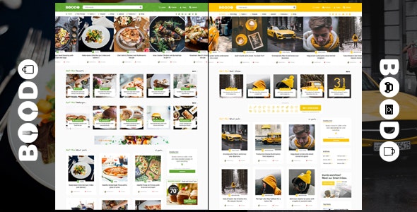 Boodo WP - Food and Magazine Shop WordPress Theme Nulled