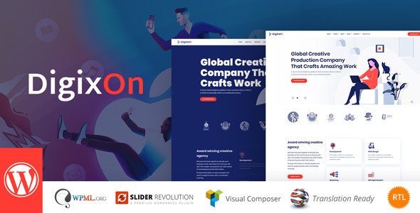 Digixon - Digital Marketing Strategy WP Theme Nulled