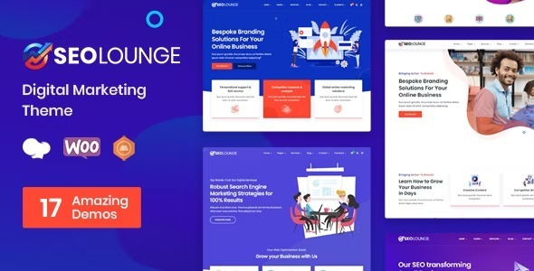 SEOLounge Nulled SEO Agency WordPress Theme Free Download