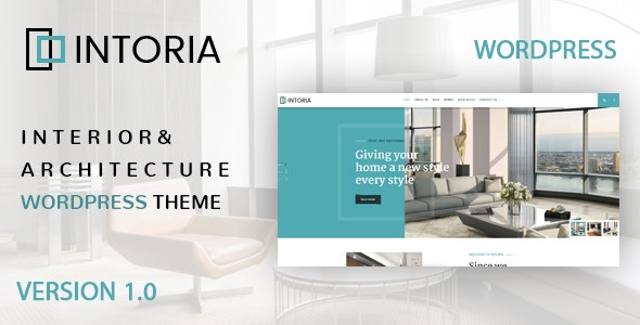 Intoria v1.0.1 - Interior Architecture WordPress Theme