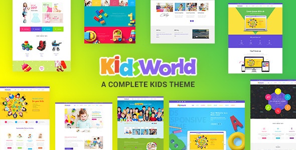 Kids Heaven - Children WordPress Theme