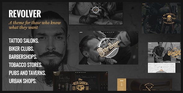 Revolver v1.6 - Tattoo Studio and Barbershop Theme