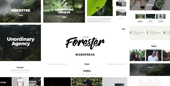 The Forester v1.3.3 - WordPress Minimalist Portfolio Theme