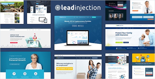 Leadinjection - Landing Page Theme Nulled