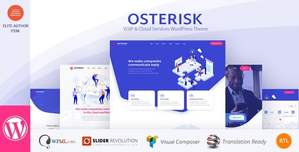 Osterisk VOIP & Cloud Services WordPress Theme Nulled