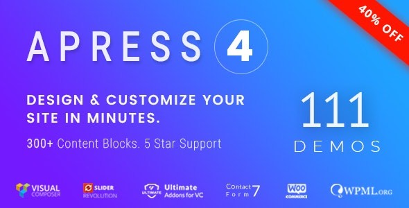 Apress - Responsive Multi-Purpose Theme Nulled