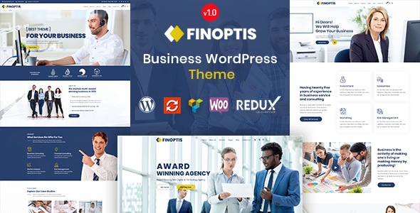 Finoptis – Multipurpose Business WordPress Theme Nulled