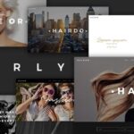 Curly Nulled A Stylish Theme for Hairdressers and Hair Salons Free Download