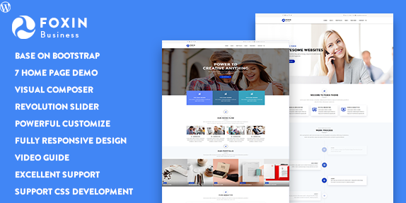 Foxin v1.1 - Responsive Business WordPress Theme