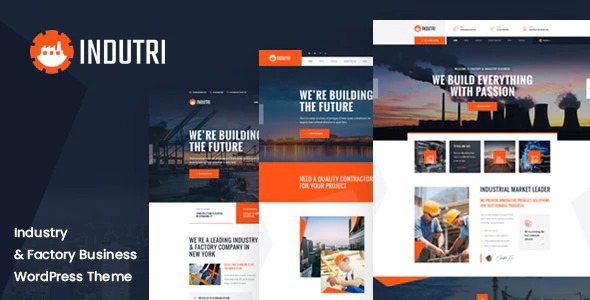 Indutri – Factory & Industrial WordPress Theme Nulled