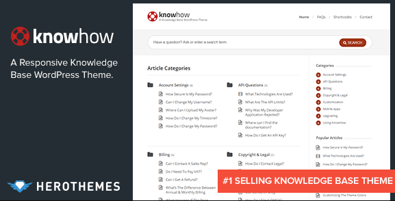 KnowHow v1.1.18 - A Knowledge Base WordPress Theme