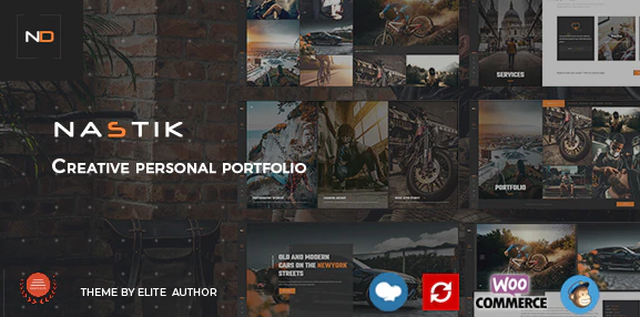 Nastik - Creative Portfolio WordPress Theme