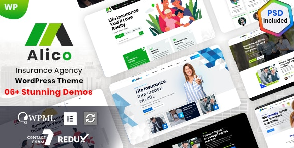 Alico v1.0.5 - Insurance WordPress Theme