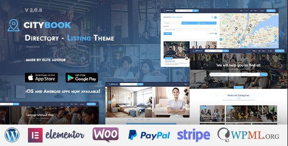 CityBook v2.4.4 - Directory & Listing WordPress Theme