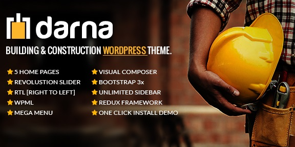 Darna - Building & Construction WordPress Theme