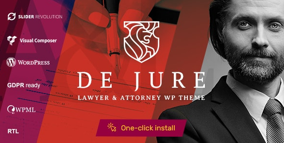 De Jure - Attorney and Lawyer WP Theme