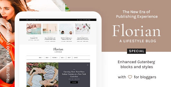 Florian v1.4 - Responsive Personal WordPress Blog Theme