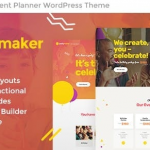 PartyMaker | Event Planner & Wedding Agency WordPress Theme