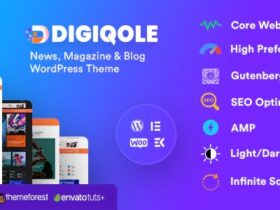 Digiqole - News Magazine WordPress Theme Nulled