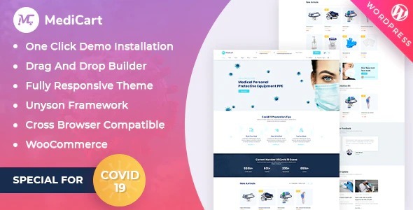 Medicart Nulled PPE Kit Responsive WordPress Theme Free Download