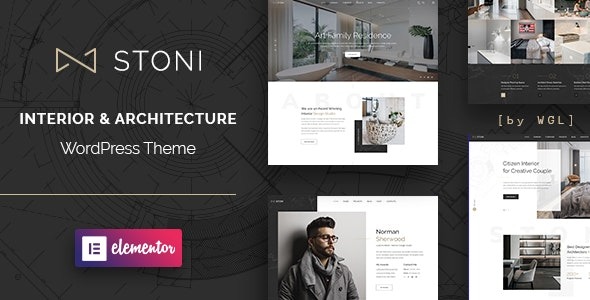 Stoni - Architecture Agency WordPress Theme Nulled