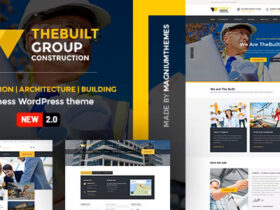 TheBuilt - Construction and Architecture WordPress theme Nulled