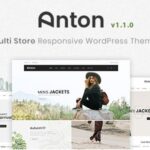 Anton Nulled Multi Store Responsive WordPress Theme Free Download