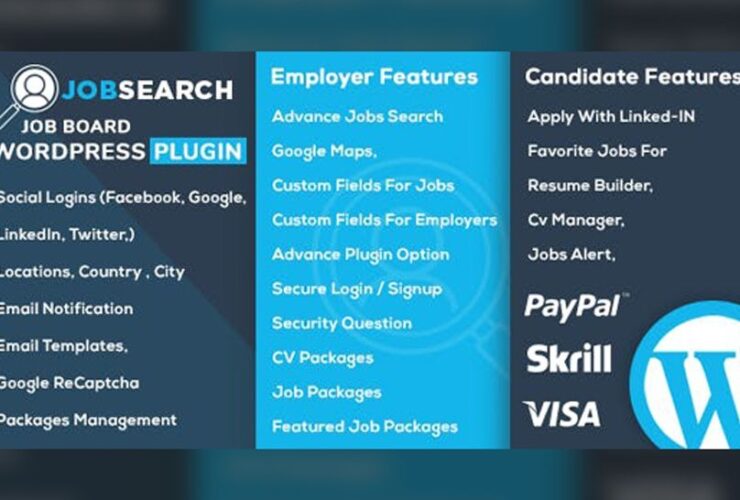 JobSearch Nulled WP Job Board WordPress Plugin Free Download