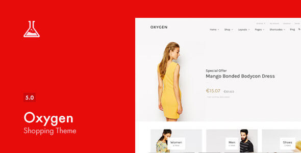 Oxygen WooCommerce WordPress Theme Nulled