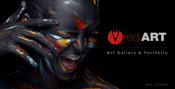 Red Art Artist Portfolio Nulled