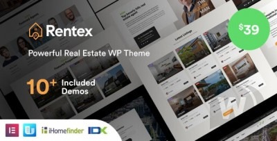 Rentex Nulled Real Estate WordPress Theme Free Download