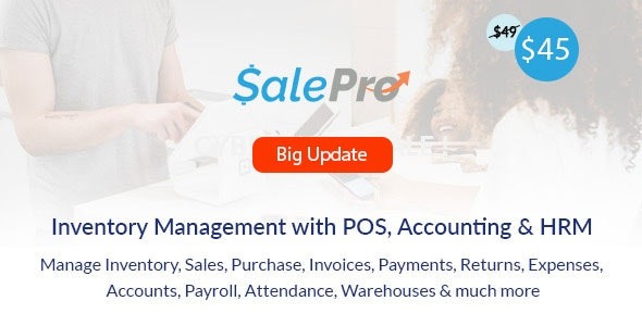 SalePro Nulled Inventory Management System with POS, HRM, Accounting Free Download