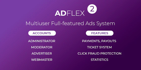 AdFlex - Multi User Full-featured Ads System