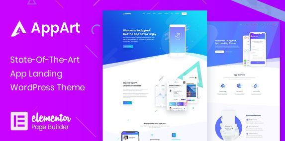 AppArt v2.8 - Creative WordPress Theme For Apps, Saas & Software